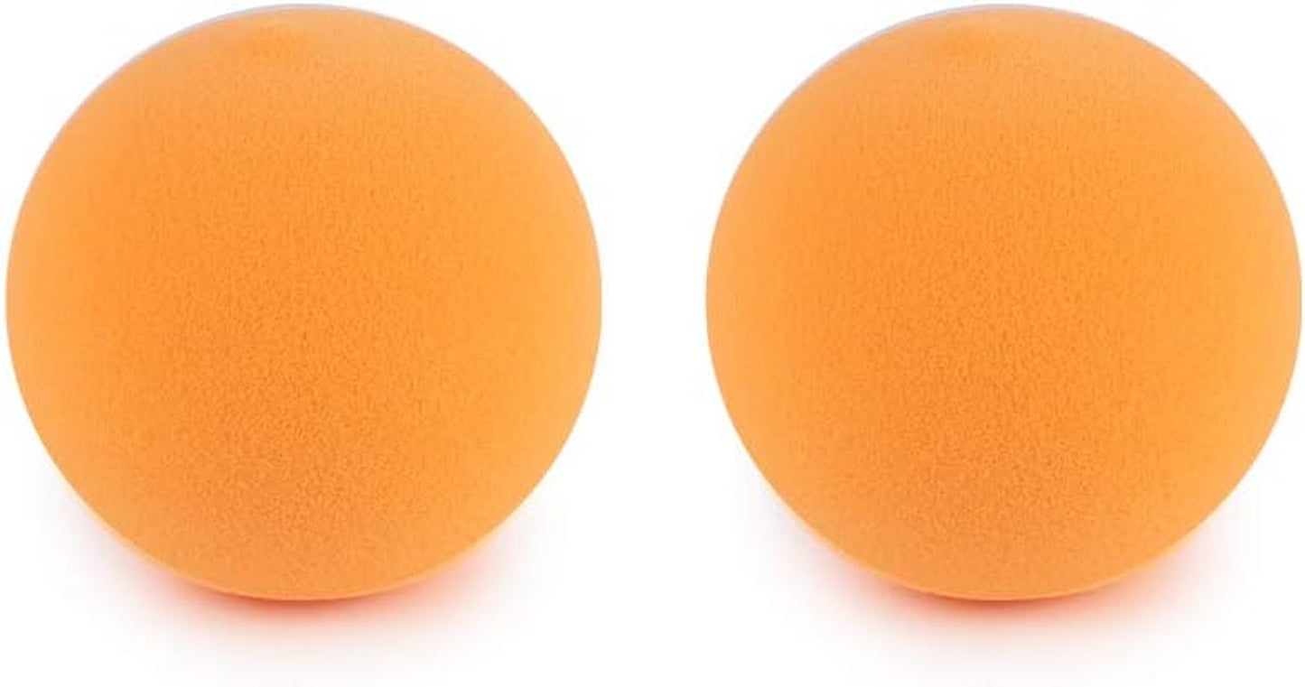 Horse Ear Plugs, Equine Earplugs, Foam Ball, Block Noise, Soft and Comfortable, Reusable (Orange - 2Pcs)