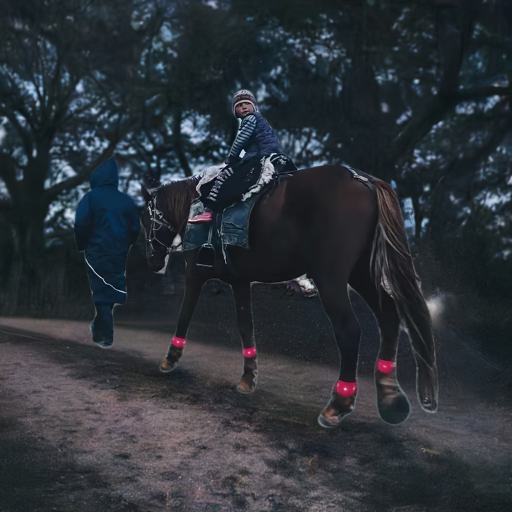 Reflective Horse LED Leg Strap - Equine Safety Lights