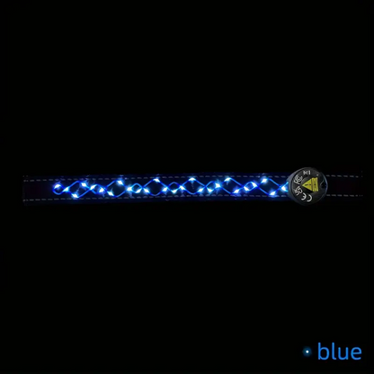 Diamond Embroidery Horse LED Head Collar Strap- Equine Safety Lights