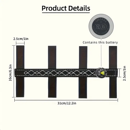 Diamond Embroidery Horse LED Head Collar Strap- Equine Safety Lights