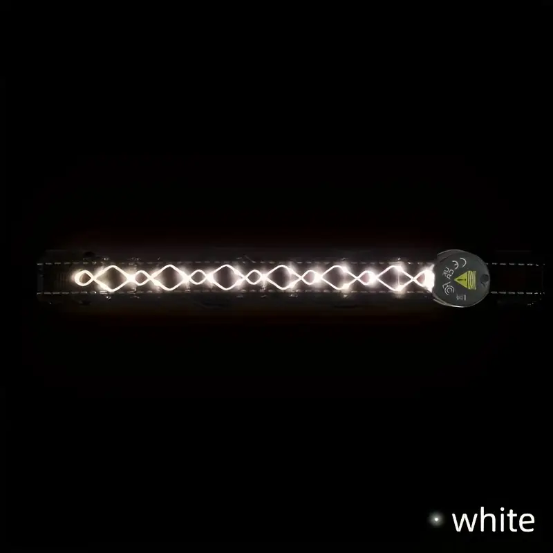 Diamond Embroidery Horse LED Head Collar Strap- Equine Safety Lights
